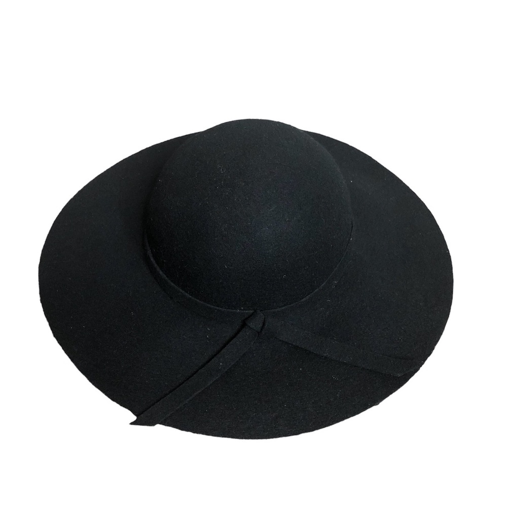 Floppy Cowboy Wide Brim Hat Women 100% Wool with Bow Detail